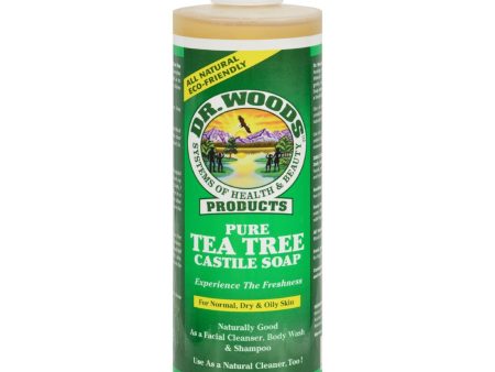 Dr. Woods Pure Castile Soap Tea Tree - 16 Fl Oz Discount