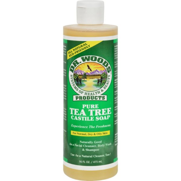 Dr. Woods Pure Castile Soap Tea Tree - 16 Fl Oz Discount