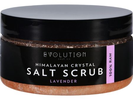 Evolution Salt Salt Scrub - Himalayan - Lavender - 12 Oz Supply