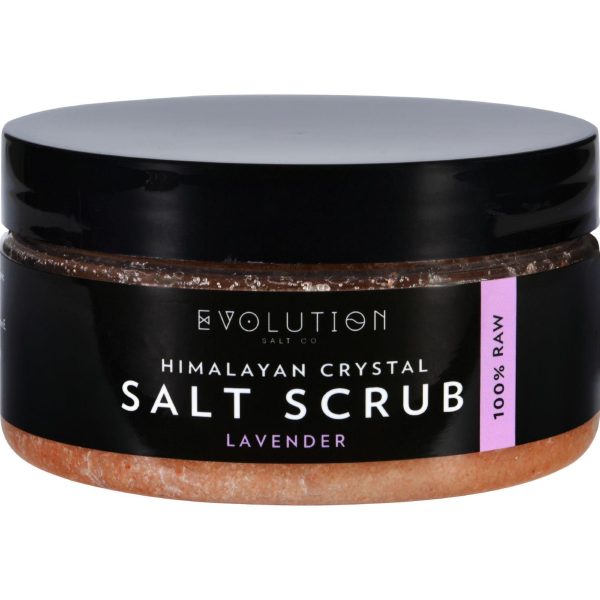 Evolution Salt Salt Scrub - Himalayan - Lavender - 12 Oz Supply