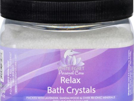 White Egret Bath Crystals - Relax - 16 Oz Cheap