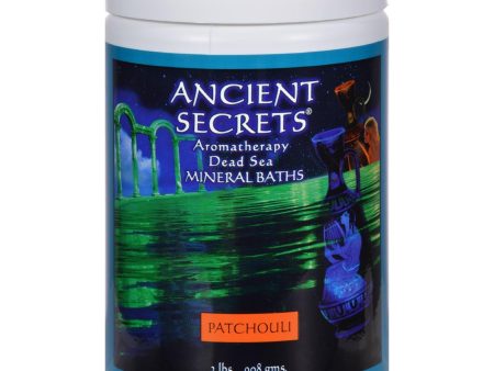 Ancient Secrets Aromatherapy Dead Sea Mineral Baths Patchouli - 2 Lbs For Discount