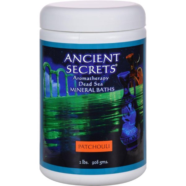 Ancient Secrets Aromatherapy Dead Sea Mineral Baths Patchouli - 2 Lbs For Discount