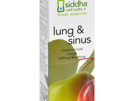 Siddha Flower Essences Lungs And Sinus - 1 Fl Oz on Sale