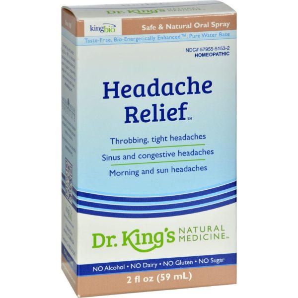 King Bio Homeopathic Headache Relief - 2 Fl Oz Hot on Sale