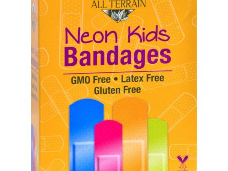 All Terrain Bandages - Neon Kids - Assorted - 20 Count Hot on Sale