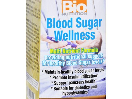 Bio Nutrition Blood Sugar Wellness - 60 Vegetarian Capsules For Sale