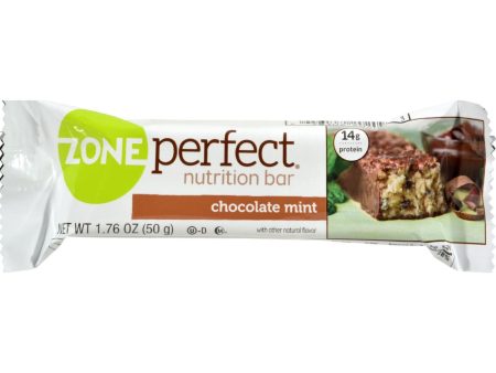 Zone Nutrition Bar - Chocolate Mint - Case Of 12 - 1.76 Oz Online now