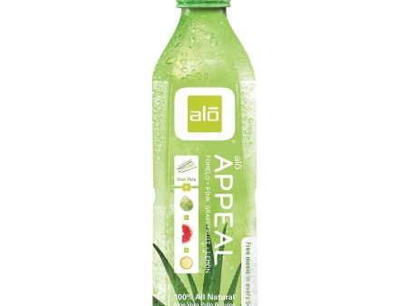 Alo Original Appeal Aloe Vera Juice Drink - Pomelo, Lemon And Pink Grapefruit - Case Of 12 - 16.9 Fl Oz. For Sale