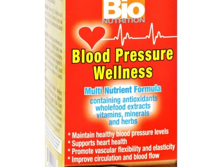 Bio Nutrition Blood Pressure Wellness - 60 Tablets Online now