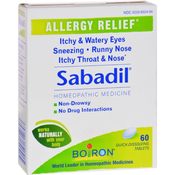 Boiron Sabadil Allergy - 60 Tablets Online Hot Sale