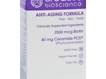 Creative Bioscience Anti-aging Formula - 30 Vegetarian Capsules Supply