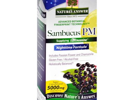 Nature s Answer Sambucus - Pm Nighttime - 4 Fl Oz Cheap