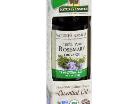 Natures Answer Essential Oil - Organic - Rosemary - .5 Oz on Sale