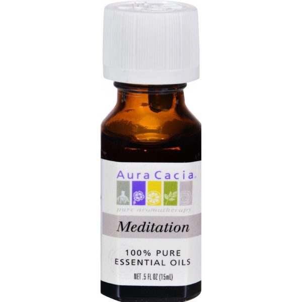 Aura Cacia Essential Oil Blend Meditation - 0.5 Fl Oz Cheap