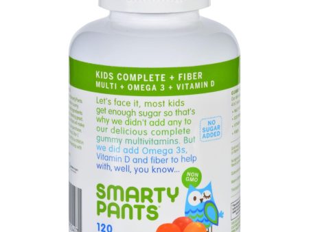 Smartypants Multivitamin - Kids Fiber Complete Gummy - 120 Ct Supply