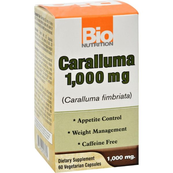 Bio Nutrition Caralluma - 1000 Mg - 60 Vegetarian Capsules For Sale