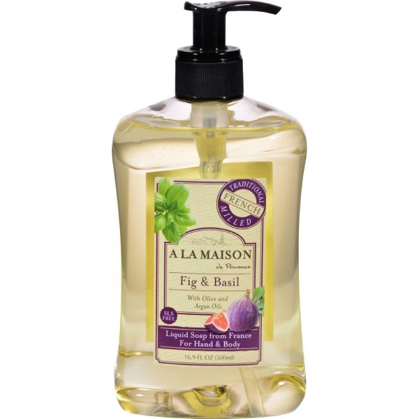 A La Maison French Liquid Soap - Fig And Basil - 16 Oz Discount