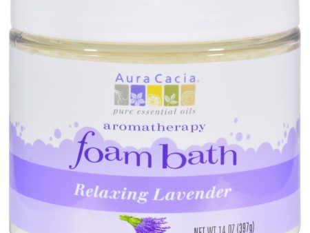 Aura Cacia Foam Bath Relaxing Lavender - 14 Oz For Cheap