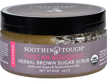 Soothing Touch Scrub - Organic - Sugar - Tuscan Bouquet - 8 Oz on Sale