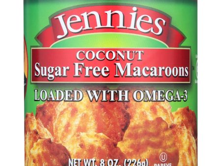 Jennies Macaroons - Coconut - Sugar Free - 8 Oz - Case Of 12 on Sale