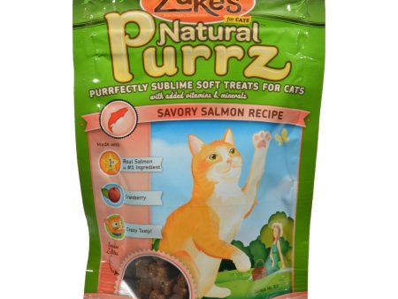 Zuke s Natural Purrz Cat Treats Salmon - 3 Oz For Sale