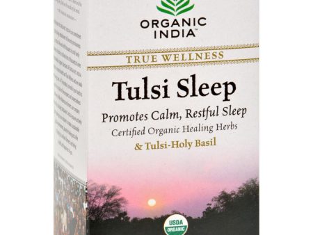 Organic India Tulsi True Wellness Sleep Tea - 18 Tea Bags - Case Of 6 Online