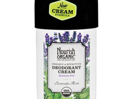 Nourish Organic Deodorant - Cream - Organic - Lavender Mint - 2 Oz Cheap