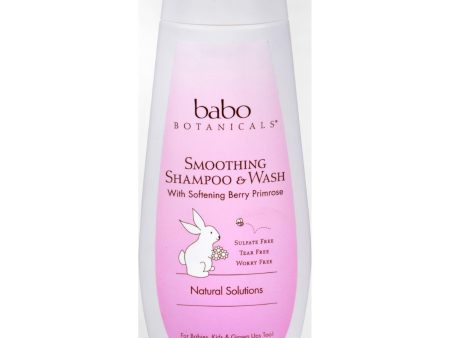 Babo Botanicals Smooth Detangling Shampoo - Berry Primrose - 8 Fl Oz Online Sale