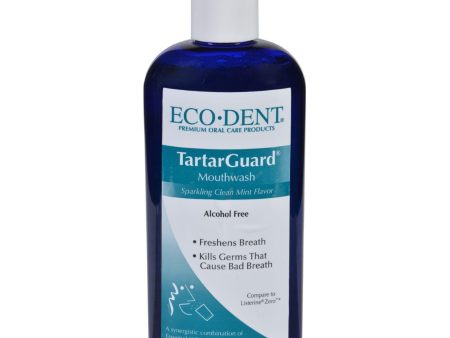 Eco-dent Mouthwash - Premium Oral Care - Tartarguard - 8 Oz Supply