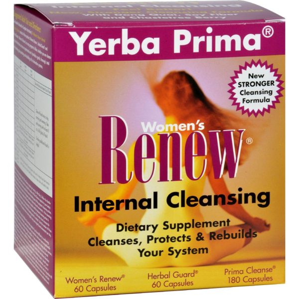 Yerba Prima Women s Renew Internal Cleansing - 1 Kit For Discount