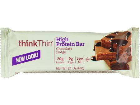 Think Products Thin Bar - Chocolate Fudge - Case Of 10 - 2.1 Oz Online Sale