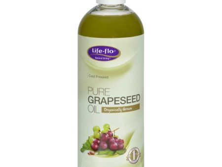 Life-flo Pure Grapeseed Oil Organic - 16 Fl Oz Online Hot Sale