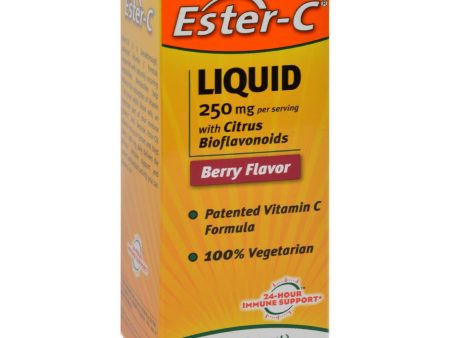 American Health Ester-c With Citrus Bioflavonoids Berry - 250 Mg - 8 Fl Oz Supply