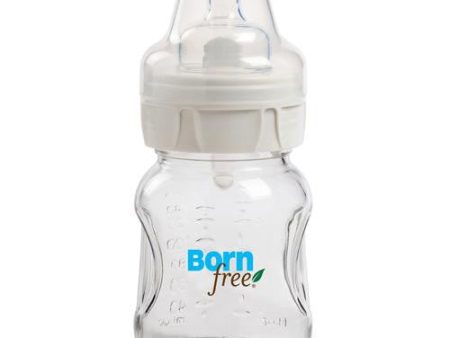 Bornfree Natural Feeding Glass Bottle - Slow Flow - 5 Oz For Sale