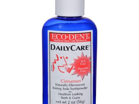 Eco-dent Toothpowder Daily Care - Cinnamon - 2 Oz Fashion