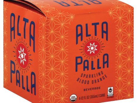 Alta Palla Organic Sparking Fruit Juice - Blood Orange - Case Of 6 - 12 Fl Oz. Cheap