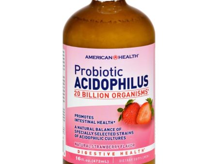 American Health Acidophilus Natural Strawberry - 16 Fl Oz Cheap