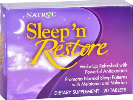 Natrol Sleep  n Restore - 20 Tablets Online Sale