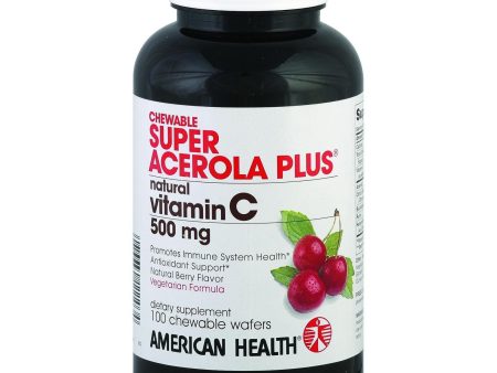 American Health Super Acerola Plus - 500 Mg - 100 Chewable Wafers Cheap