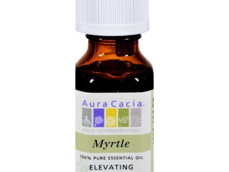 Aura Cacia Pure Essential Oil Myrtle - 0.5 Fl Oz Sale