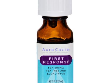 Aura Cacia Essential Solutions Oil First Response - 0.5 Fl Oz Online