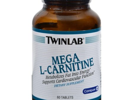 Twinlab Mega L-carnitine - 500 Mg - 60 Tablets Online