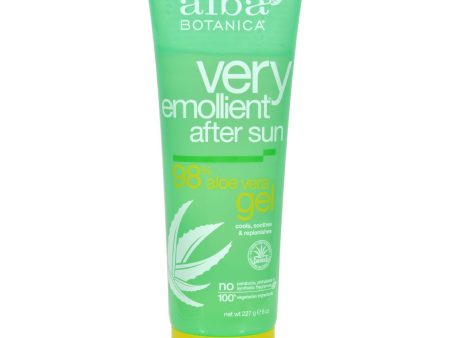 Alba Botanica After Sun Gel - 98% Aloe - 8 Oz Cheap