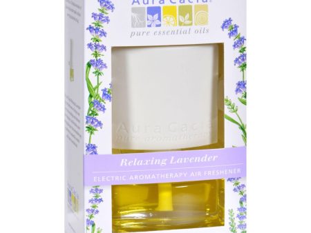 Aura Cacia Electric Air Freshener - Lavender - 3 Pack Fashion