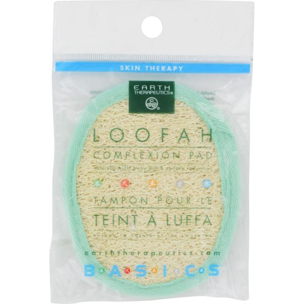 Earth Therapeutics Loofah Complexion Pad - 1 Pad For Discount