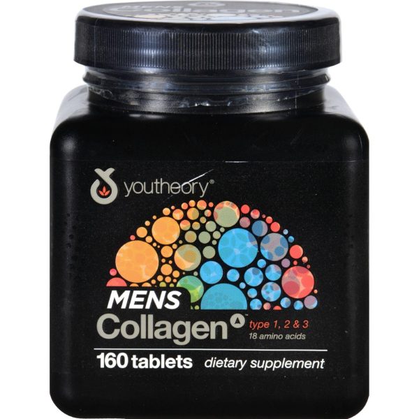 Youtheory Collagen - Mens - Advanced - 160 Tablets Discount