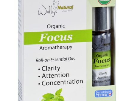 Wallys Natural Products Aromatherapy Blend - Organic - Roll-on - Essential Oils - Focus - .33 Oz For Cheap