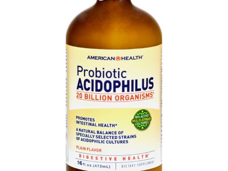 American Health Probiotic Acidophilus Plain - 16 Fl Oz Online