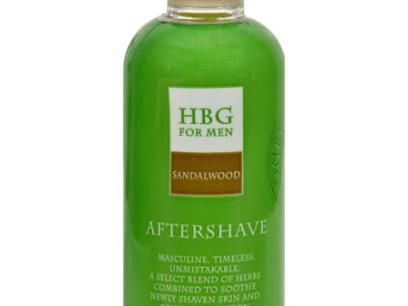 Honeybee Gardens Herbal Aftershave Sandalwood - 4 Fl Oz Discount